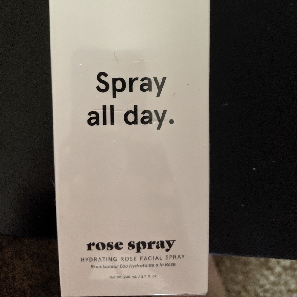 Rose facial spray